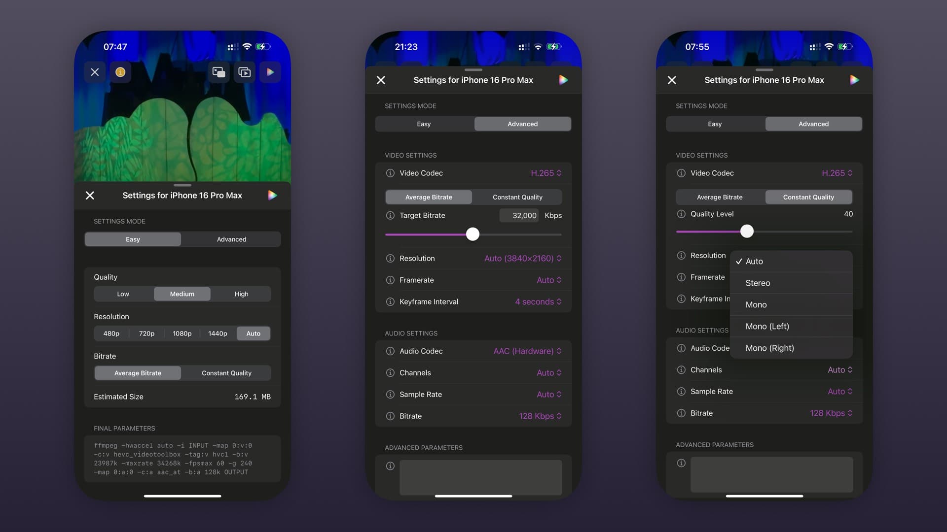 Easy & Advanced Modes